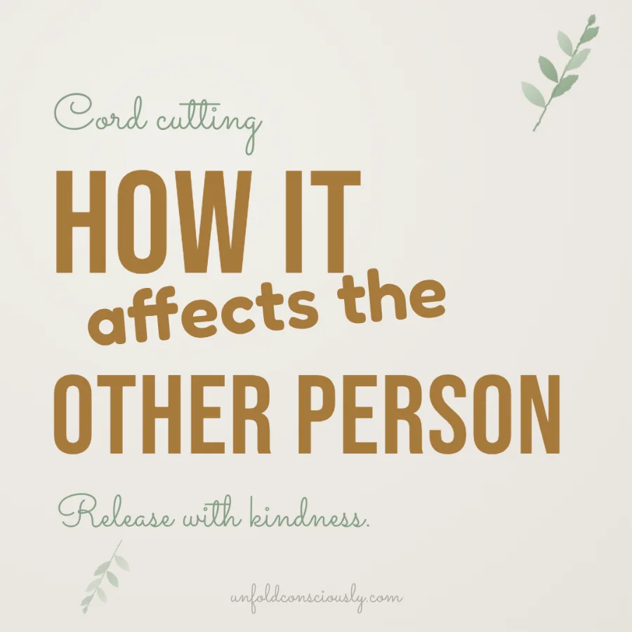 how it affects the other person - cord cutting